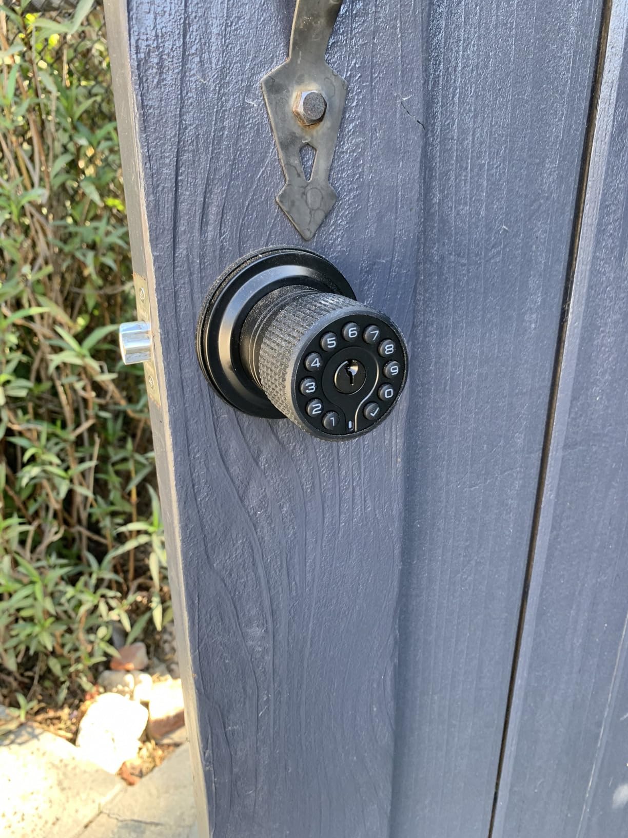 iulock Keypad & Key Smart Door Lock, 50 User Codes, Waterproof, Auto Lock - Matte Black customer photo 2