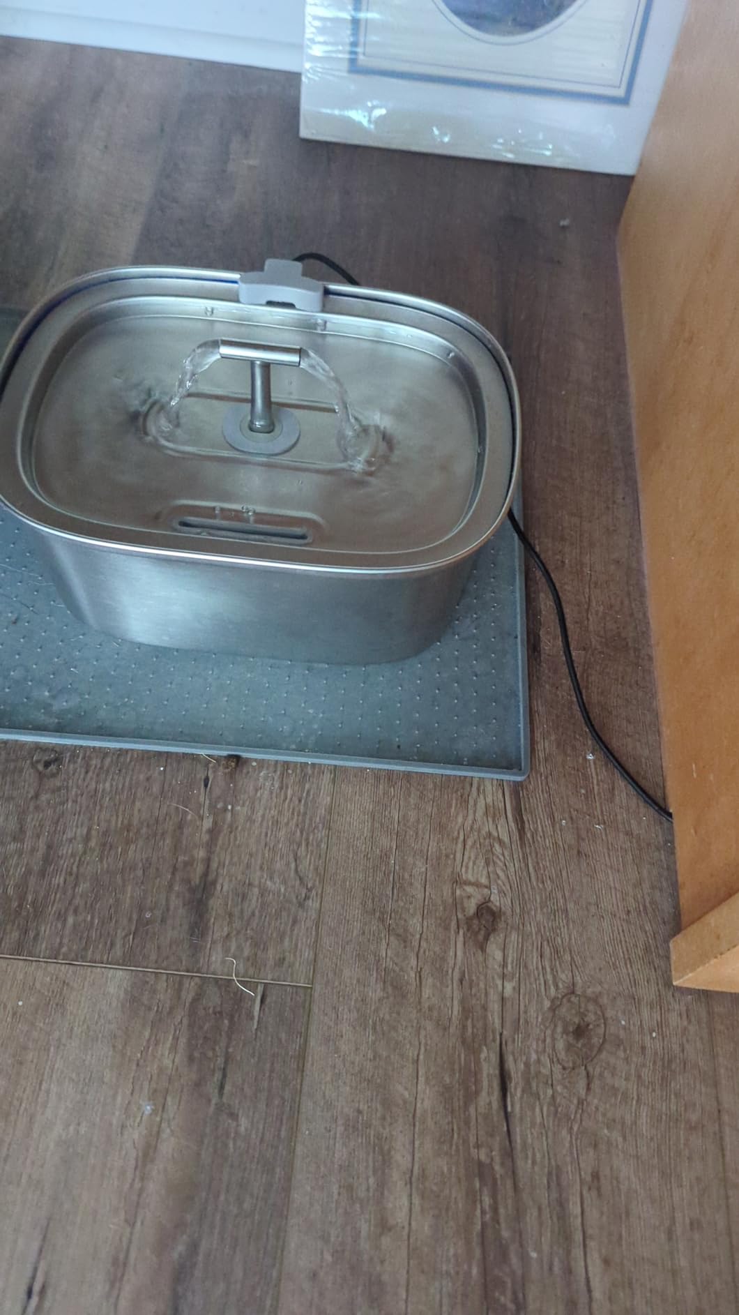 Cat Water Fountain Stainless Steel: Rellaty 3.2L/108oz Pet Water Fountain customer photo 1