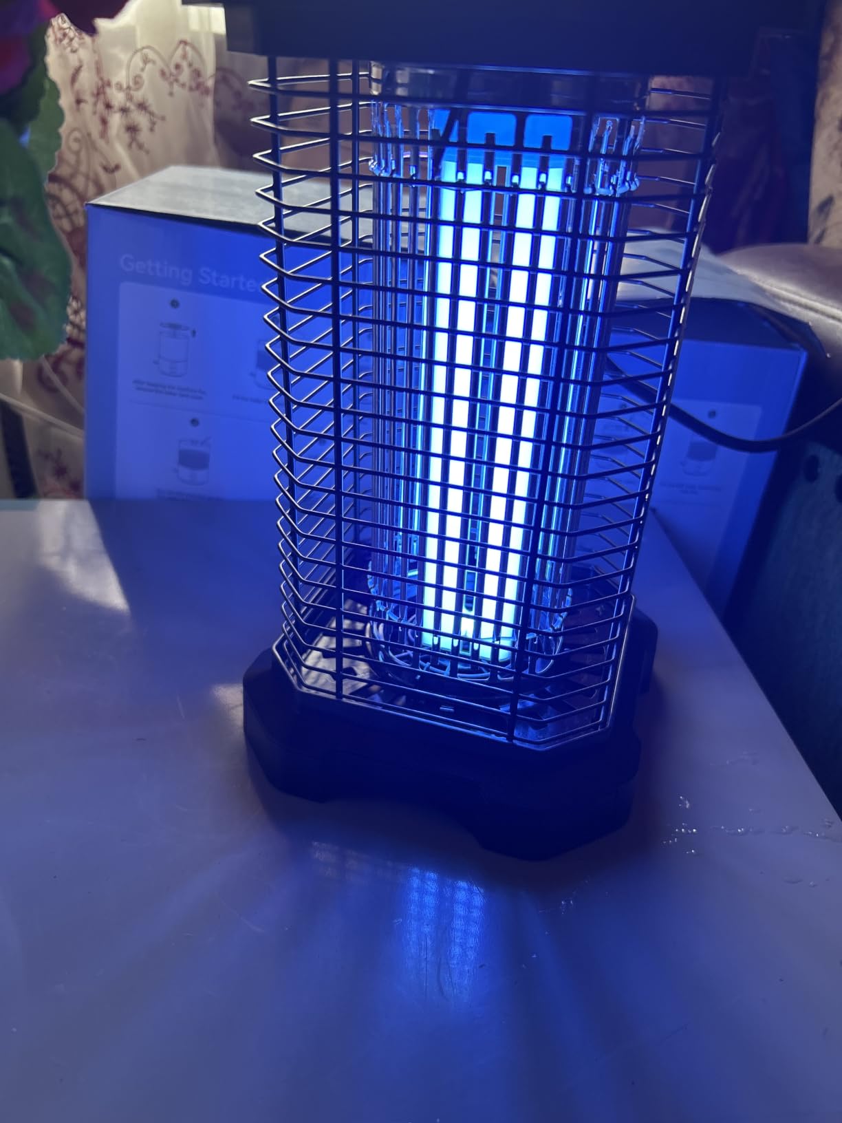 Bug Zapper Outdoor, 4200V Electric Mosquito Zapper Indoor, Insect Fly Zapper Waterproof with 5ft Power Cord, Mosquito Killer for Home, Patio, Kitchen, Backyard, Camping, Plug-in customer photo 2