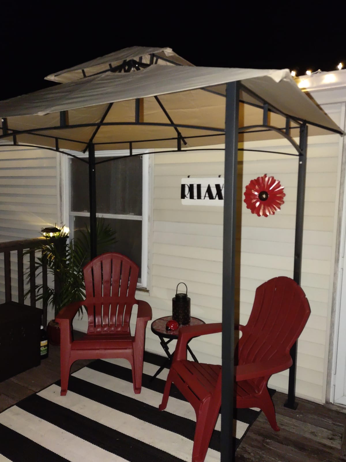 AECOJOY 8' x 5' Outdoor Grill Gazebo Canopy, BBQ Canopy for Outdoor Grill, 2- Tier BBQ Gazebo Shelter for Patio, Backyard and More (Grey) customer photo 2