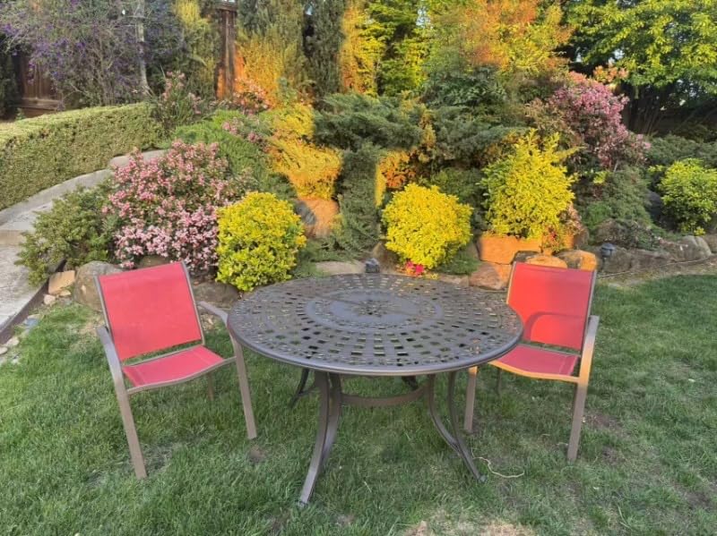 PHI VILLA Round Patio Dining Table 54