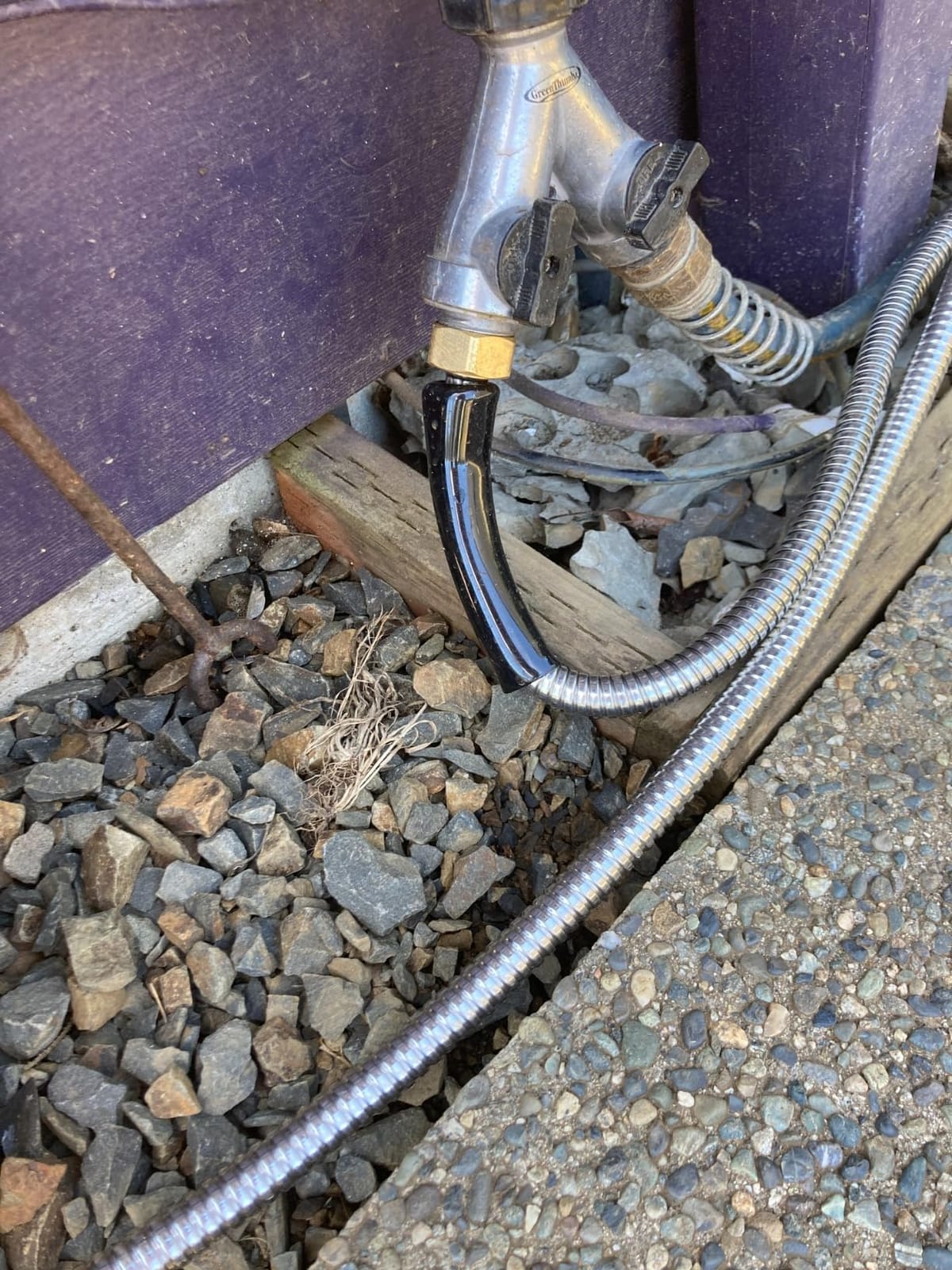 TITAN Garden Hose 150FT - 304 Stainless Steel Metal Water Hose, Flexible, Kink-Free, Lightweight, Durable Crush Resistant Fittings, Easy to Coil, 500 PSI customer photo 2