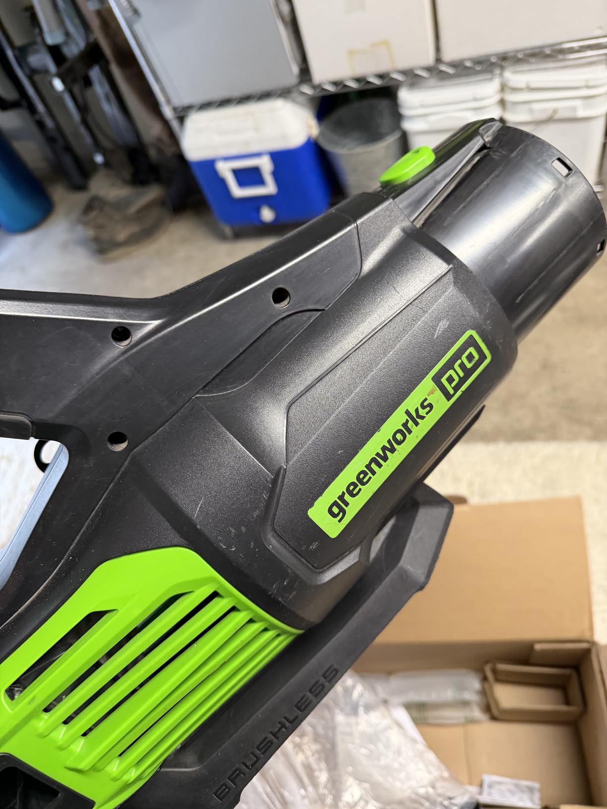 Greenworks 80V Backpack Leaf Blower, 750 CFM, 4.0 Ah Battery and Charger customer photo 1