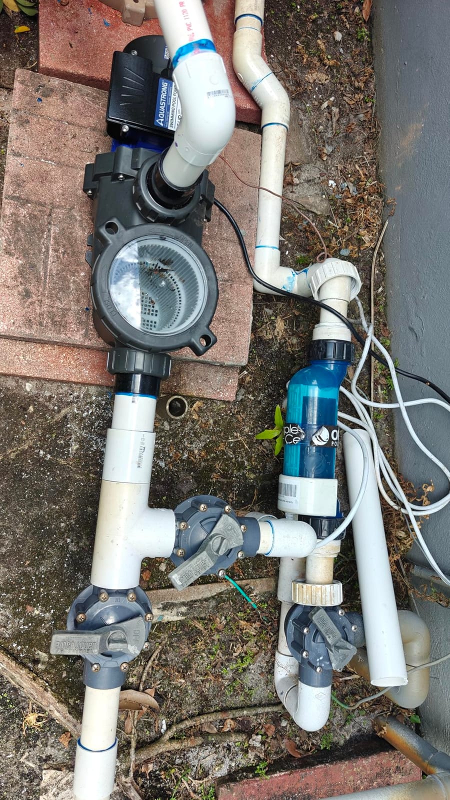 Aquastrong 2HP In/Above Ground Pool Pump, Single Speed, 220V, 8917GPH, High Flow, Powerful Self Primming Swimming Pool Pumps with Filter customer photo 1
