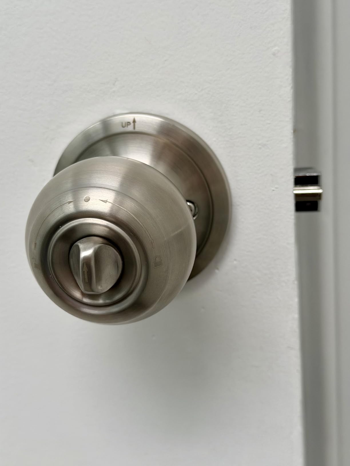 Fingerprint Door Lock, Smart Fingerprint Door Knob with Lock, Silver customer photo 2