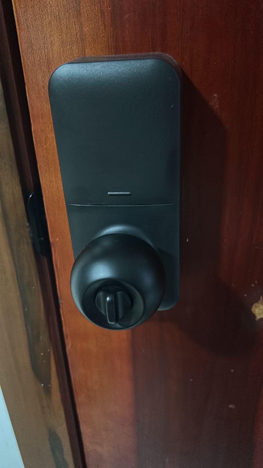 TEEHO TE003 Keypad Door Knob Lock, Keyless Entry Door Handle, Matte Black customer photo 1