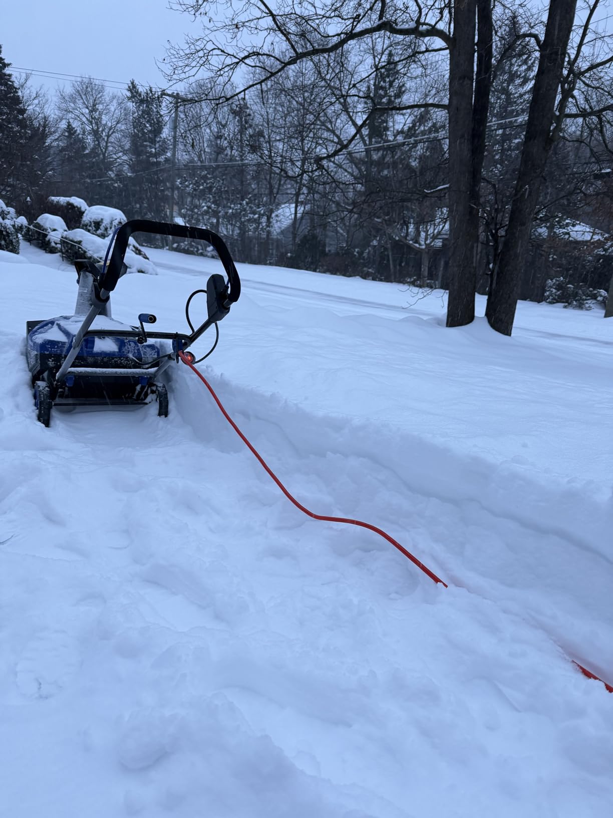 Westinghouse WSnow20 Corded Snow Blower 20 Inch, Steel Auger, Dual LED Lights, 1800 Watt Motor, Electric Snow Blower with 25ft Throwing Distance, Plows 680lbs/min, Adjustable Chute customer photo 2