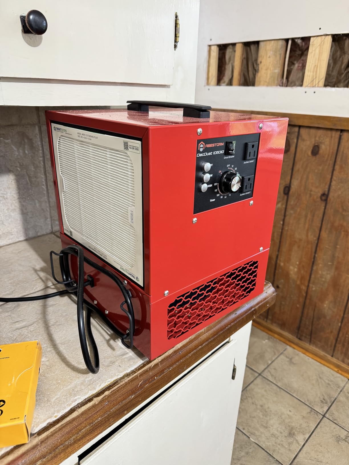 Abestorm Tabletop Dust Collector with Timer for Woodworking Shops customer photo 2
