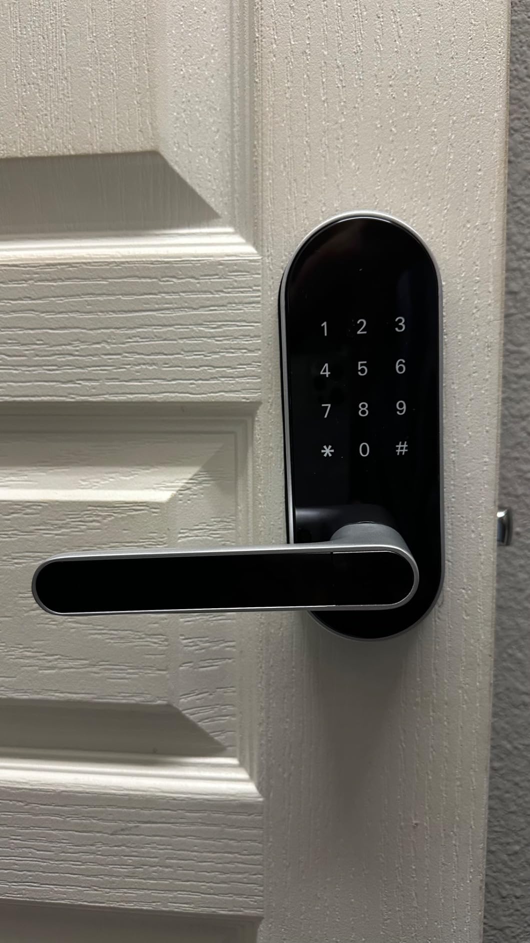 Keyless Entry Keypad Smart Door Lock with Handle & Knob – Digital Deadbolt for Front, Bedroom, Office & Interior Doors, App Control for Airbnb, Guests & Kids, Easy DIY Install (No Fingerprint) customer photo 2