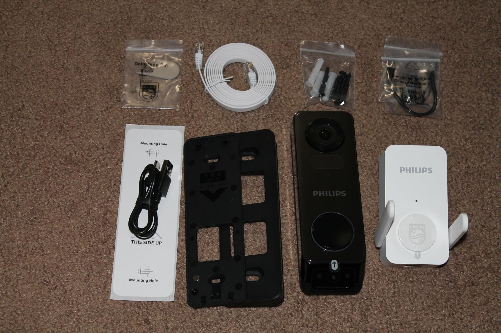 PHILIPS Security Video Doorbell Camera with Chime, Dual Cameras, 2K QHD customer photo 2
