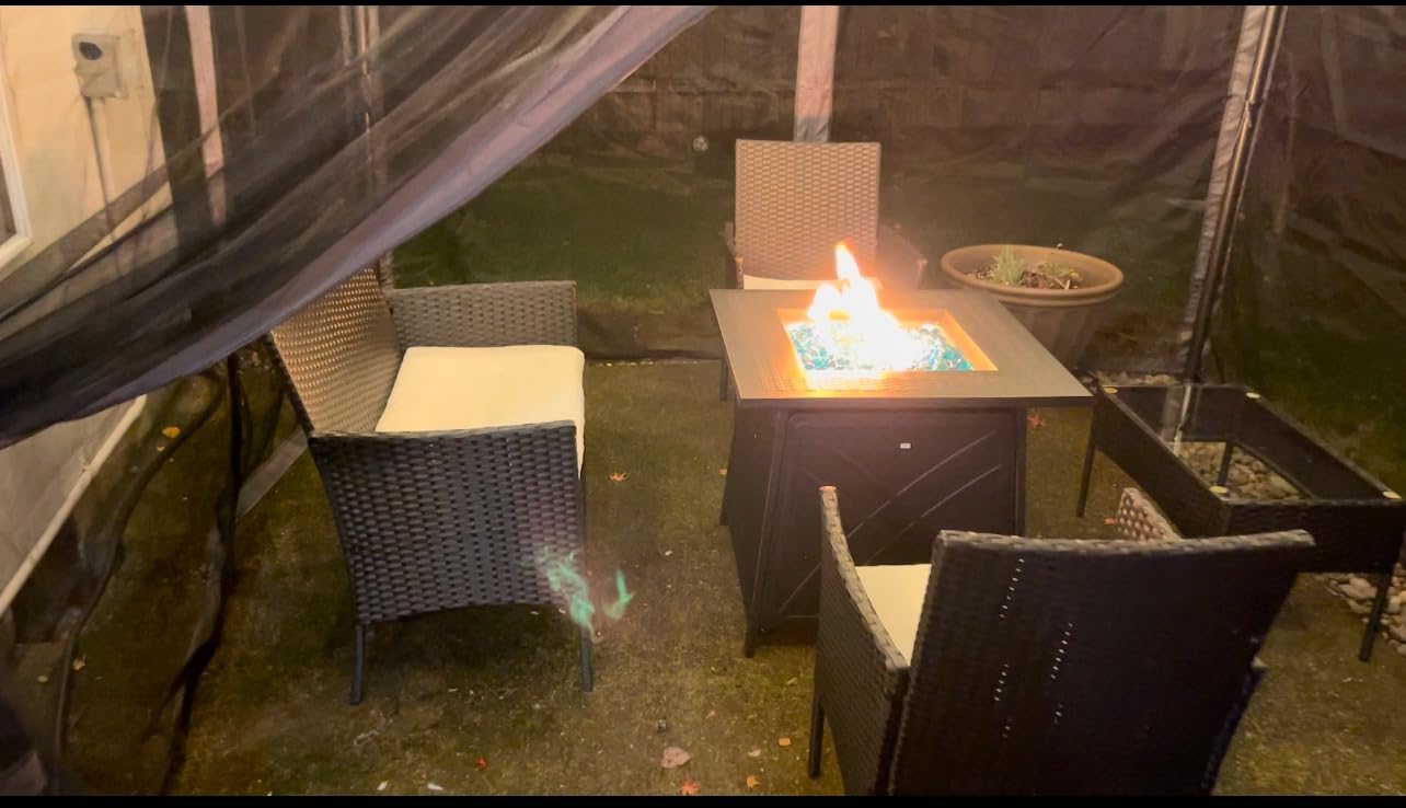 ABCCANOPY Gazebos for Patios 10x12 with Mosquito Netting, Khaki customer photo 2