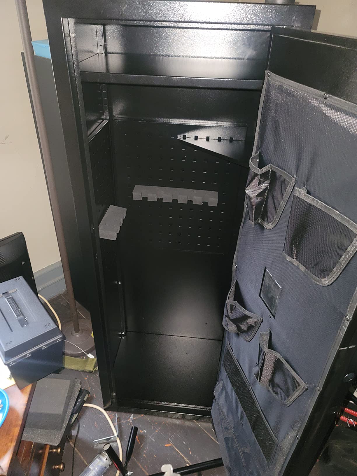 Superday 15-18 Rifle Gun Safe with Keyboard, Quick Access Large Gun Safe for Rifles, Locking Gun Cabinet Rifle Safe with Gun Safes Pockets and Adjustable Rifle Rack for Home, Office(Black) customer photo 1
