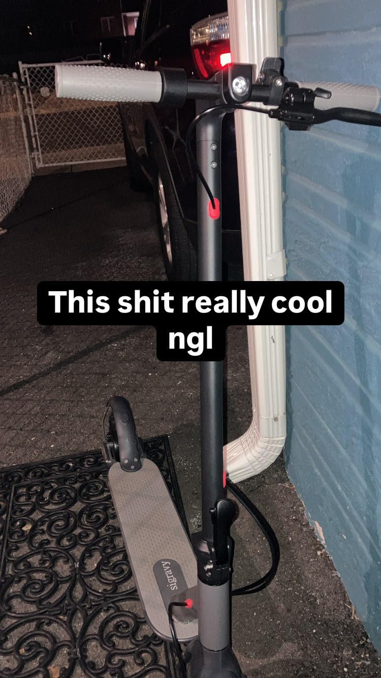 Sigravy Folding Electric Scooter Adults, Commuter Escooter for Teens Girls customer photo 2
