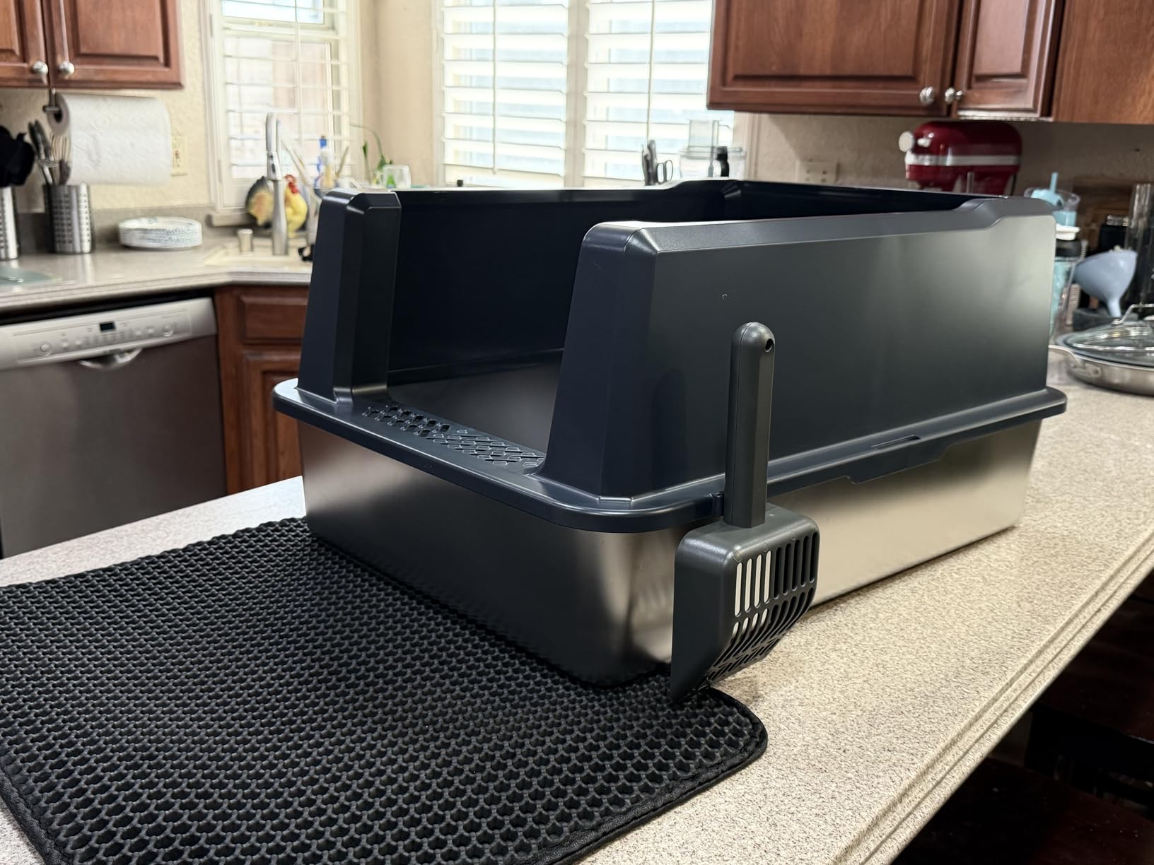 XXXL Extra Large Stainless Steel Litter Box, 28