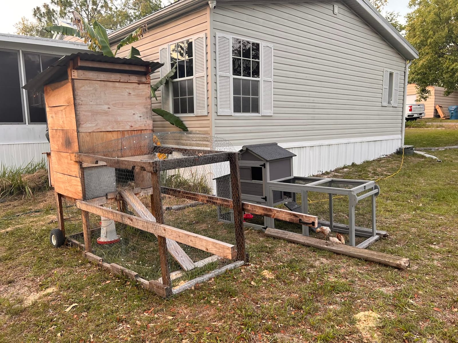Large Chicken Coop for 8-10 Chickens,75.7