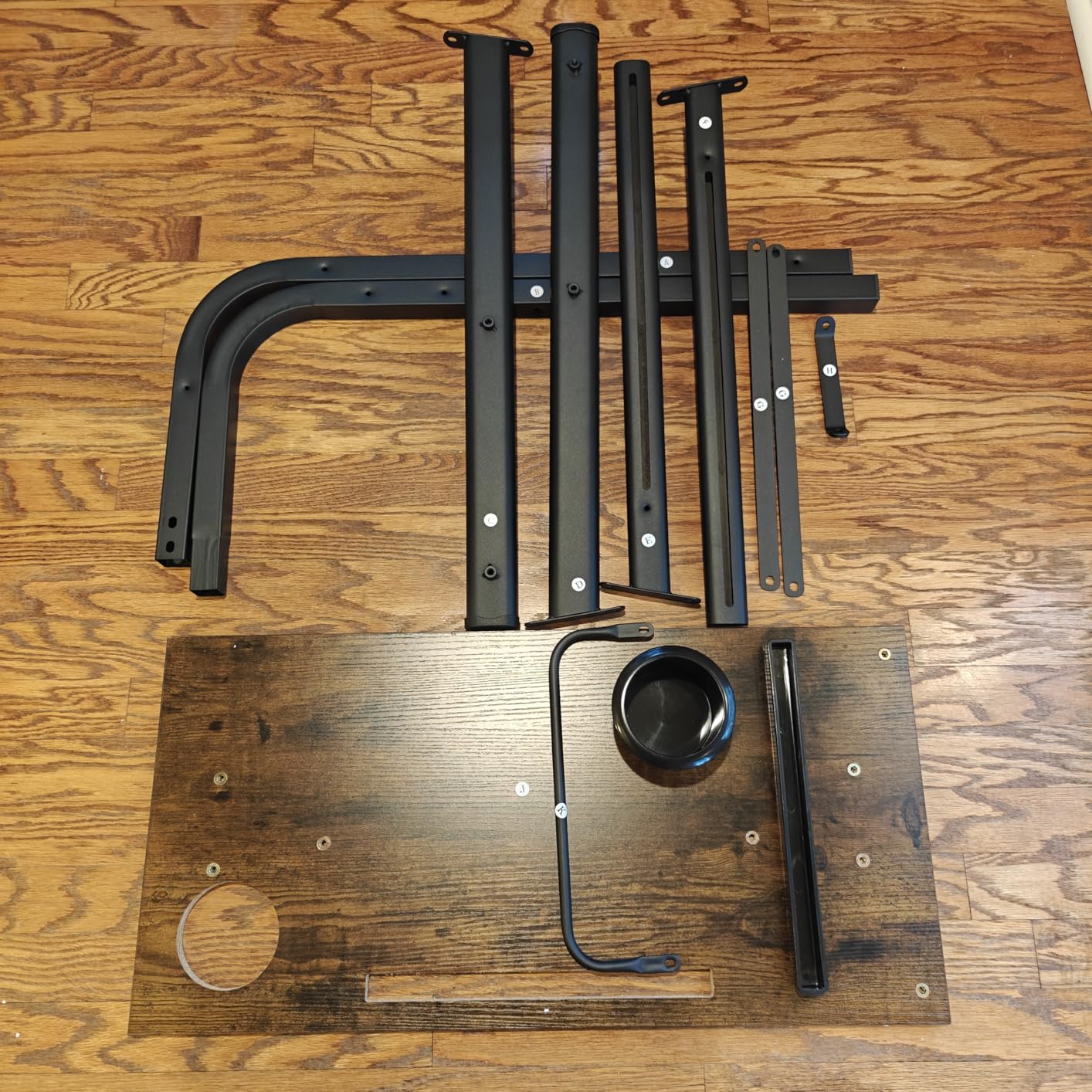 VTORY Adjustable Height Standing Desk for Walking Pad Treadmill,for Cycling customer photo 2