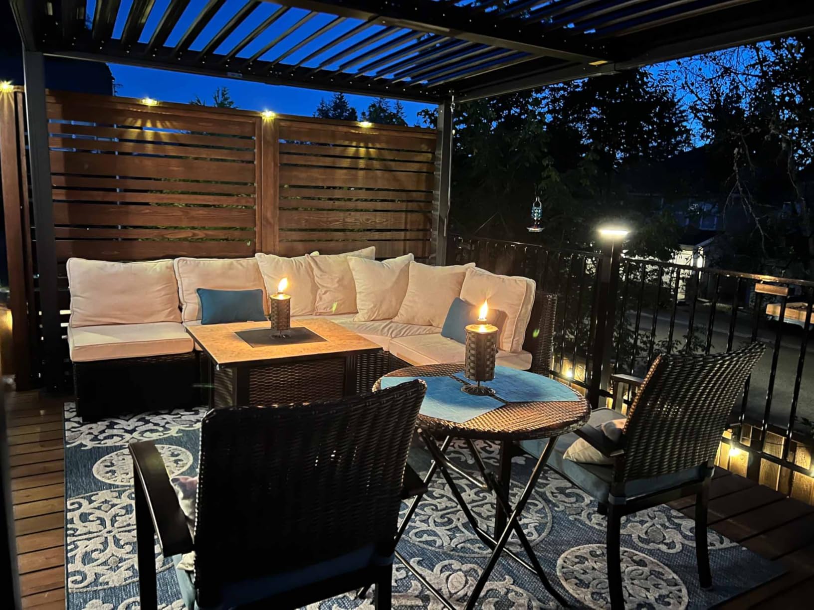 Pergola 10'x12' with Adjustable Roof & Thick Aluminum Frame for All Weather customer photo 1