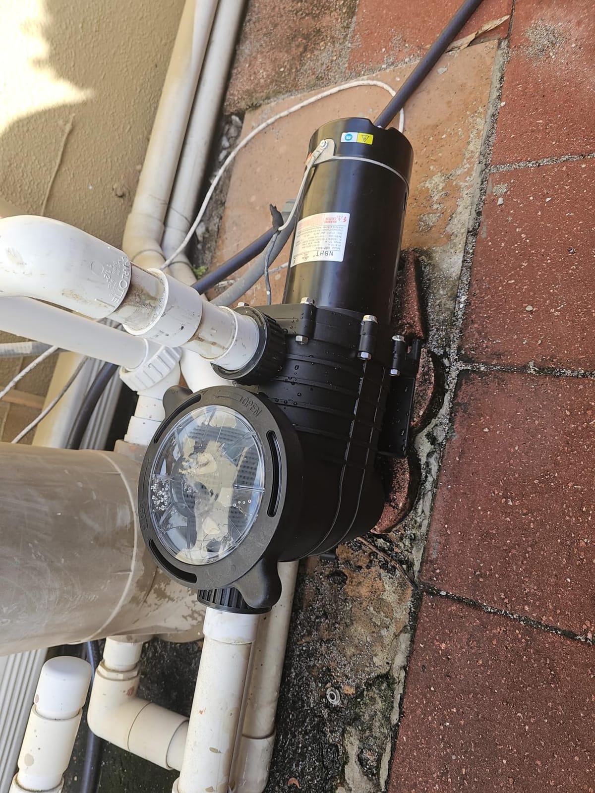 Leomru 2 HP Pool Pump 6800 GPH Self Priming in/Above Ground Swimming Pool Pump 110V/220V Dual Voltage Single Speed Pumps with Strainer Basket 6Pcs Connectors customer photo 1