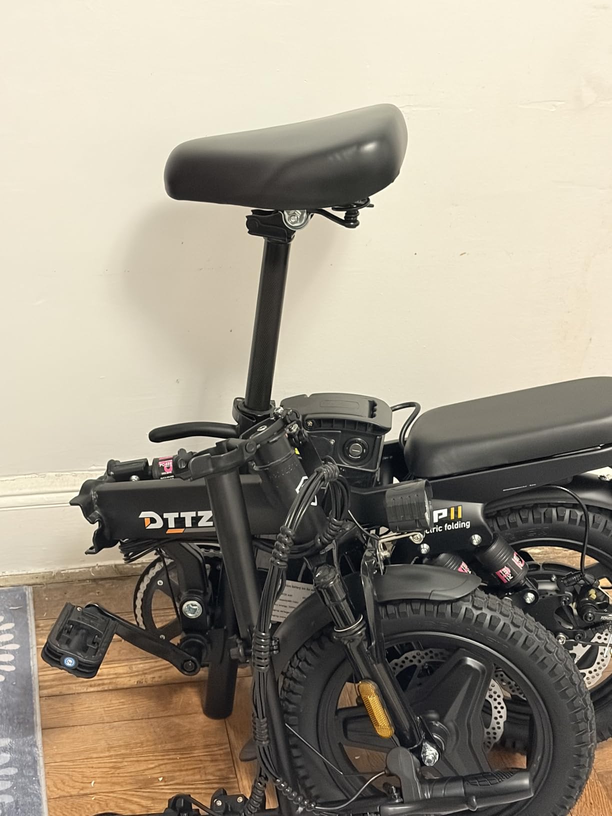 DTTZH A12/A12S Foldable Ebike with Keyless Ignore, 2000/1500W, Max 52V 25Ah customer photo 1