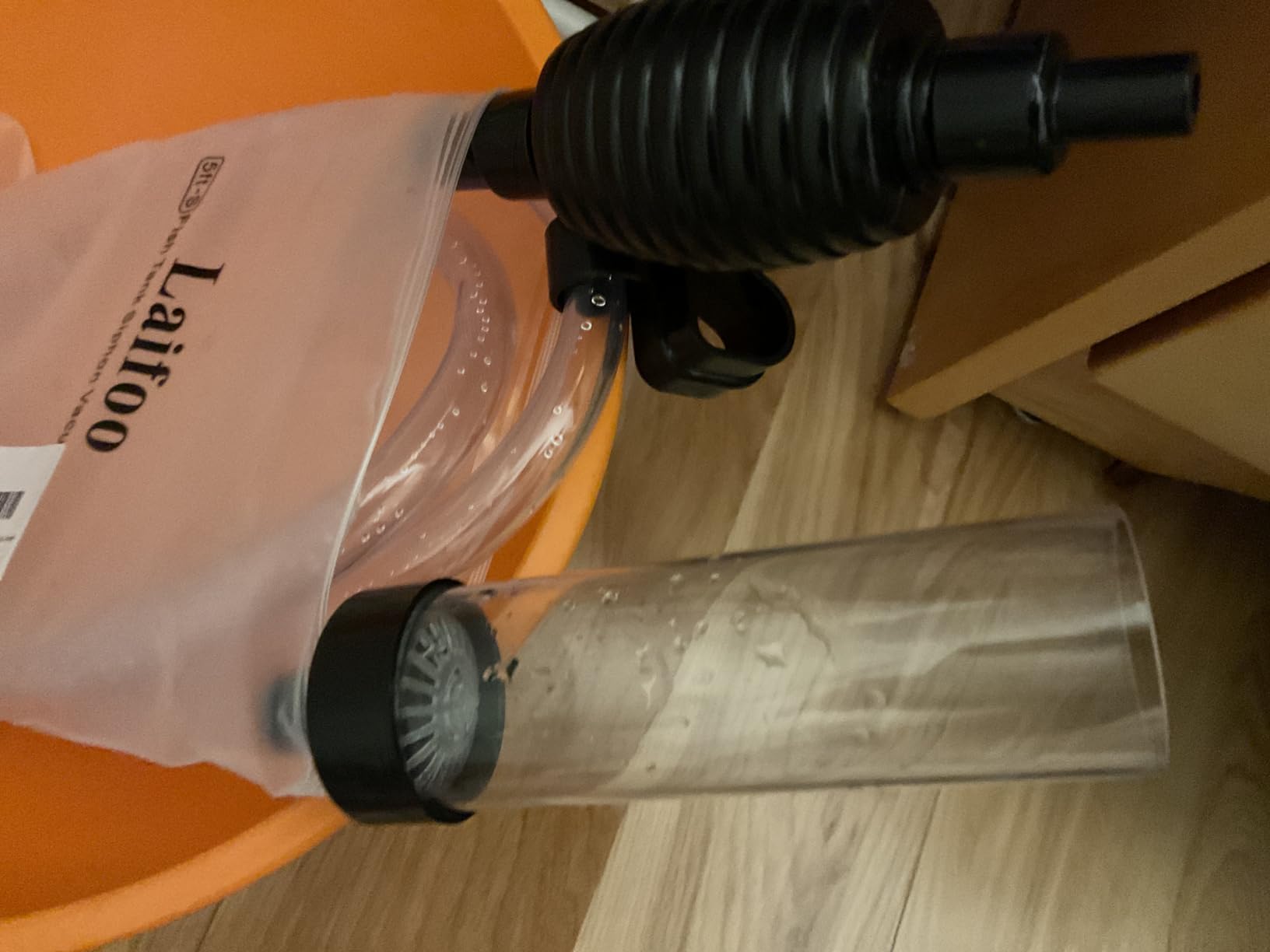 Laifoo 5ft-S Aquarium Siphon Vacuum Cleaner for Fish Tank Cleaning Gravel & Sand customer photo 2