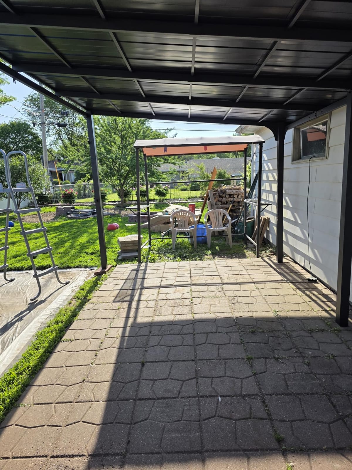 Covered Outdoor Grill Gazebo 6x12 with Side Shelf and Bottle Opener, Black customer photo 2
