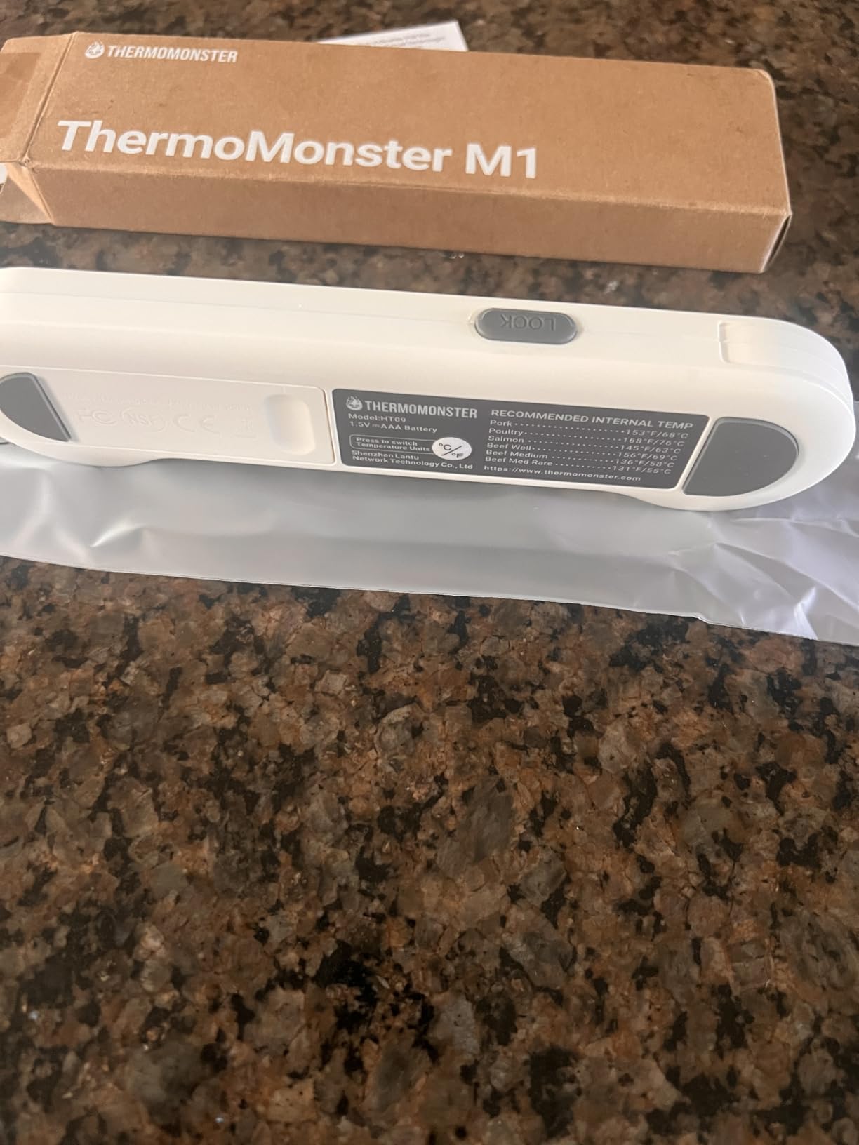 0.5 Sec Instant Read Meat Thermometer Digital for Cooking, Red customer photo 2