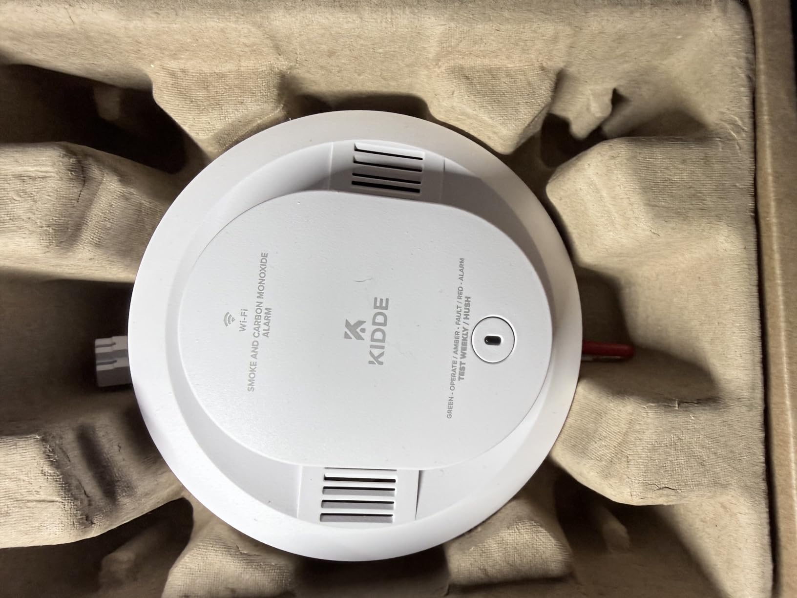 Kidde Hardwired Kidde App Enabled Smart Smoke and Carbon Monoxide Detector, AA Battery Backup, Voice Alerts, Interconnected Alarm customer photo 1