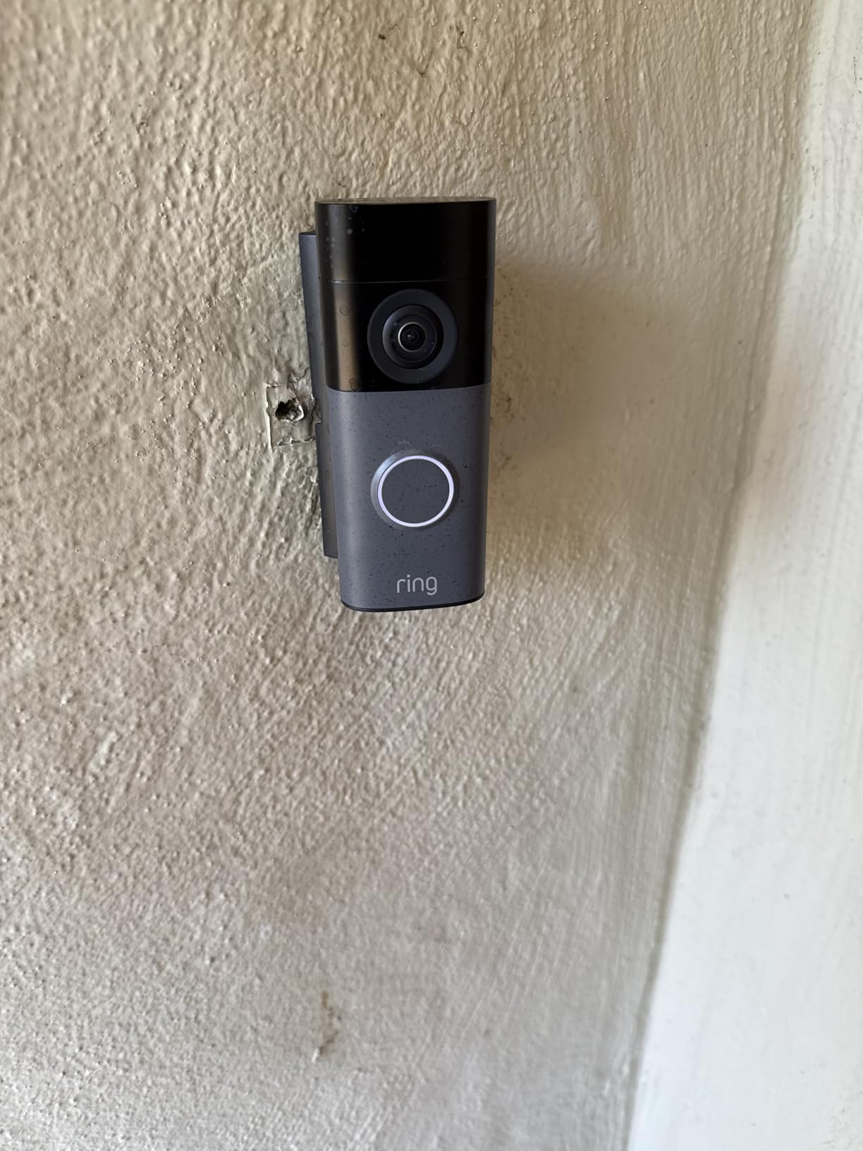 Ring Wired Doorbell 2K (newest model), Retinal 2K with wide-angle video, up to 6x Enhanced Zoom, and Two-Way Talk, Speckled Gray customer photo 1