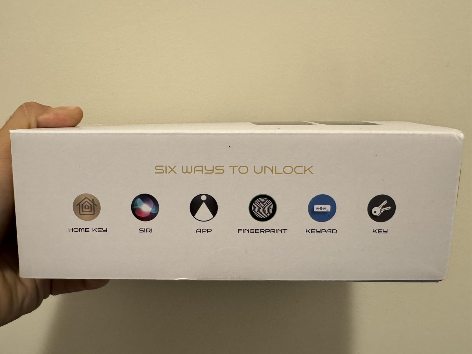 ThorBolt X3 Smart HomeKit Keyless Entry Fingerprint Door Lock, Black customer photo 2