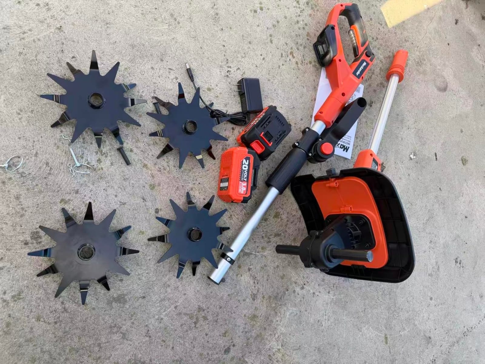 MAXLANDER 40V Cordless Tiller Cultivator, Electric Rototiller for Gardening customer photo 1
