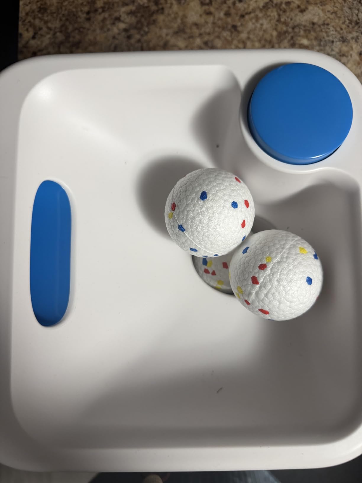 Automatic Dog Ball Launcher, Auto/Manual Paw-Activated Dog Ball Thrower customer photo 2
