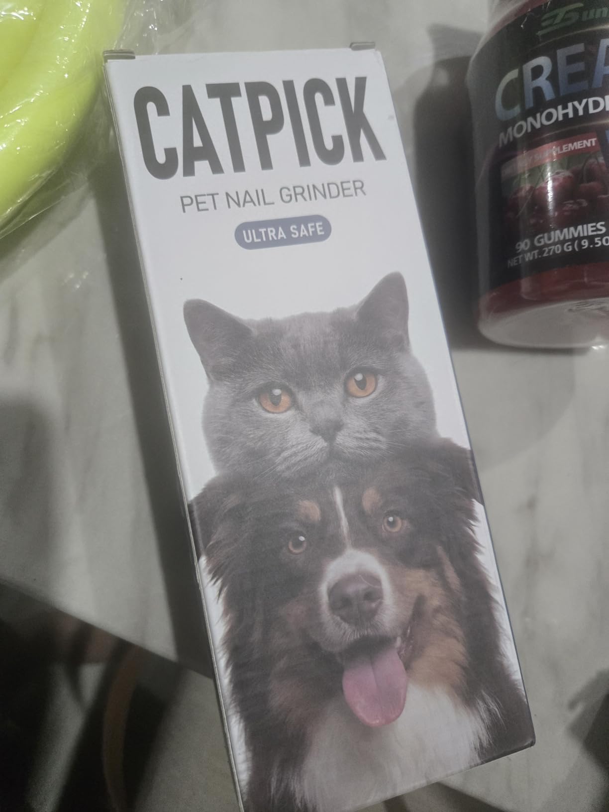 CATPICK 7-Speed Quiet Dog & Cat Nail Grinder with 360° LED for Thick Nails customer photo 1