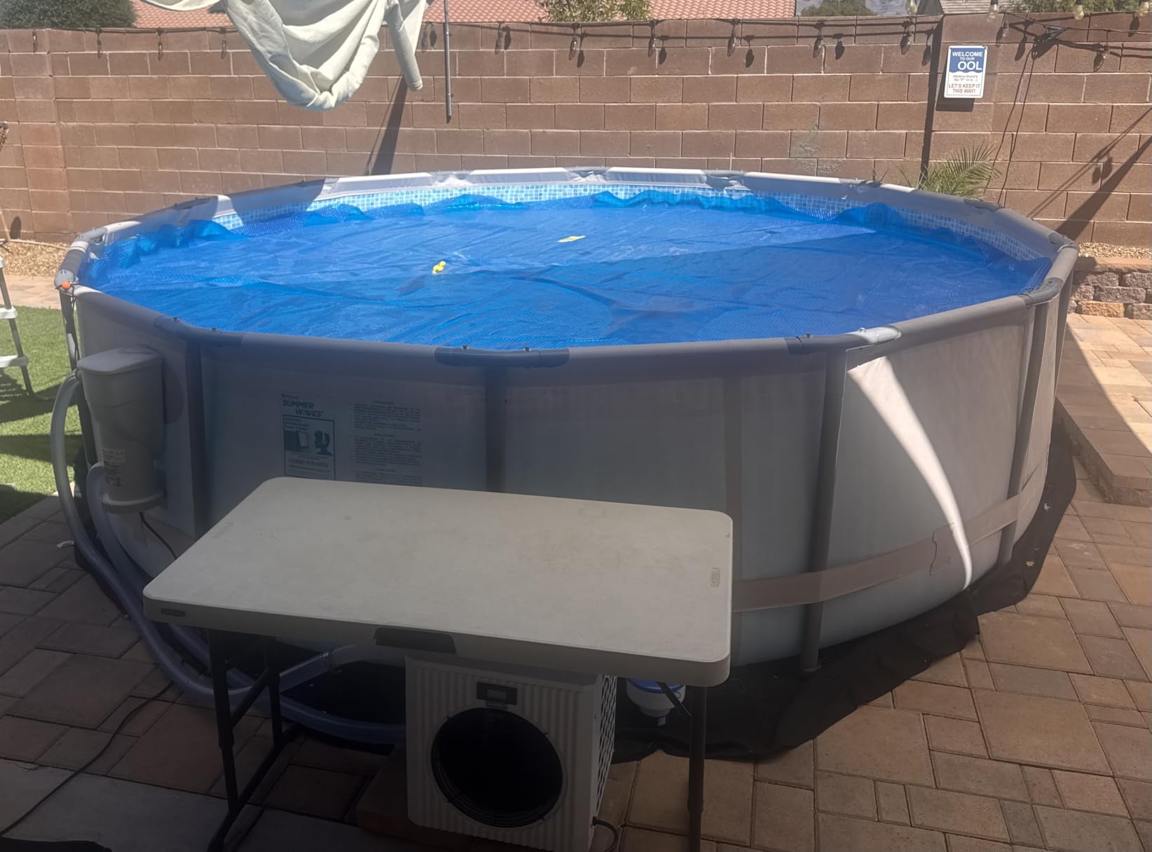 5,500 Gallons Above Ground Pool Heater 110V customer photo 2