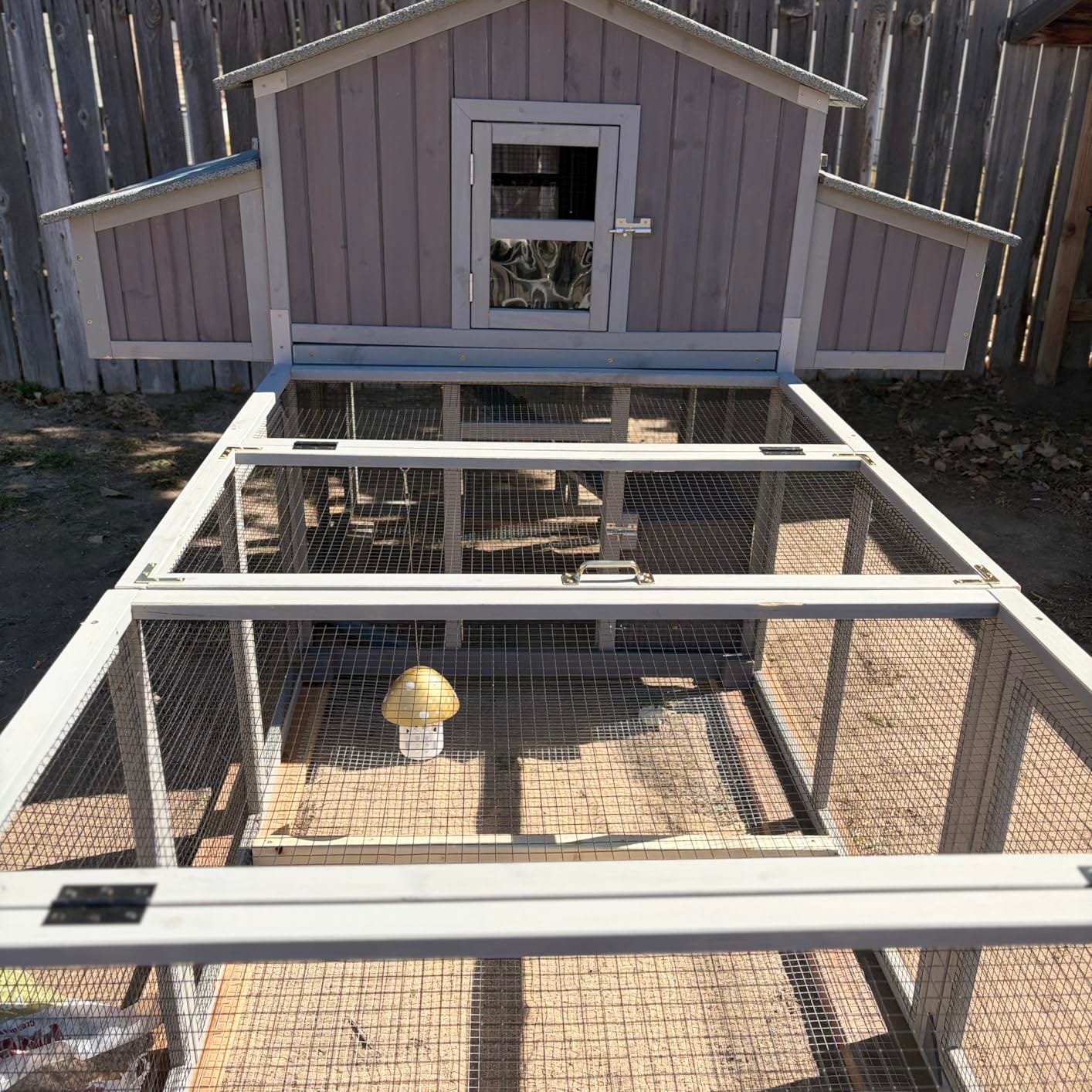 Aivituvin Extra Large Chicken Coop with Run for 6-10 Chickens, Weatherproof customer photo 1