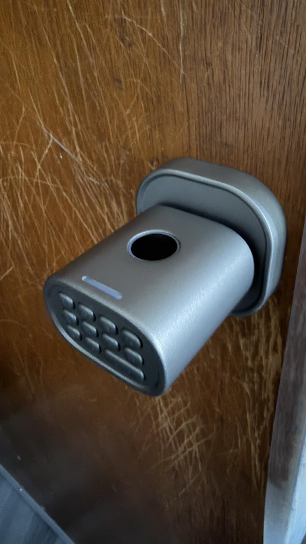 ThorBolt GK1 Smart HomeKit Fingerprint Door Knob (w/o Keypad), Black customer photo 1