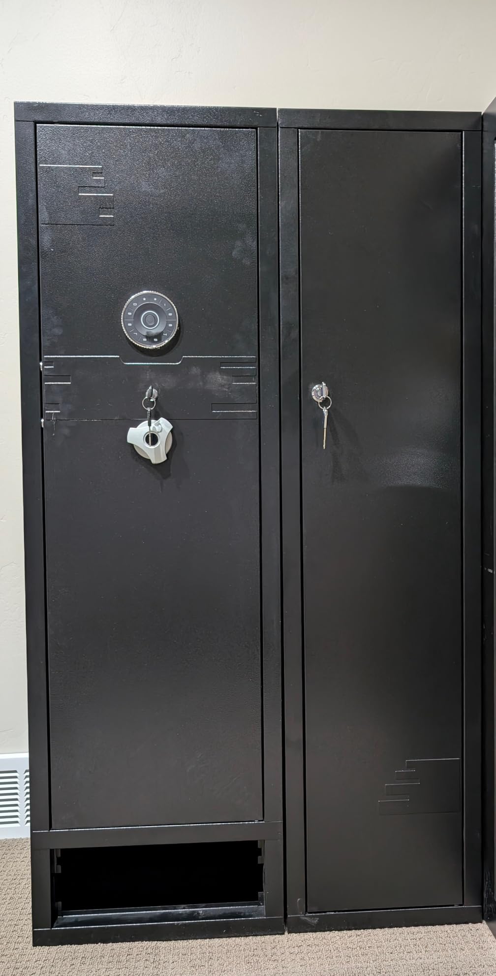 KAER 15-20 Gun Safe Gun Cabinet 2 in 1Large Gun Safes for Rifles and Pistols Rifle Safe for Home High Capacity Electronic Gun Cabinets for Rifles and Shotguns with Drawer,Removable Shelf customer photo 1