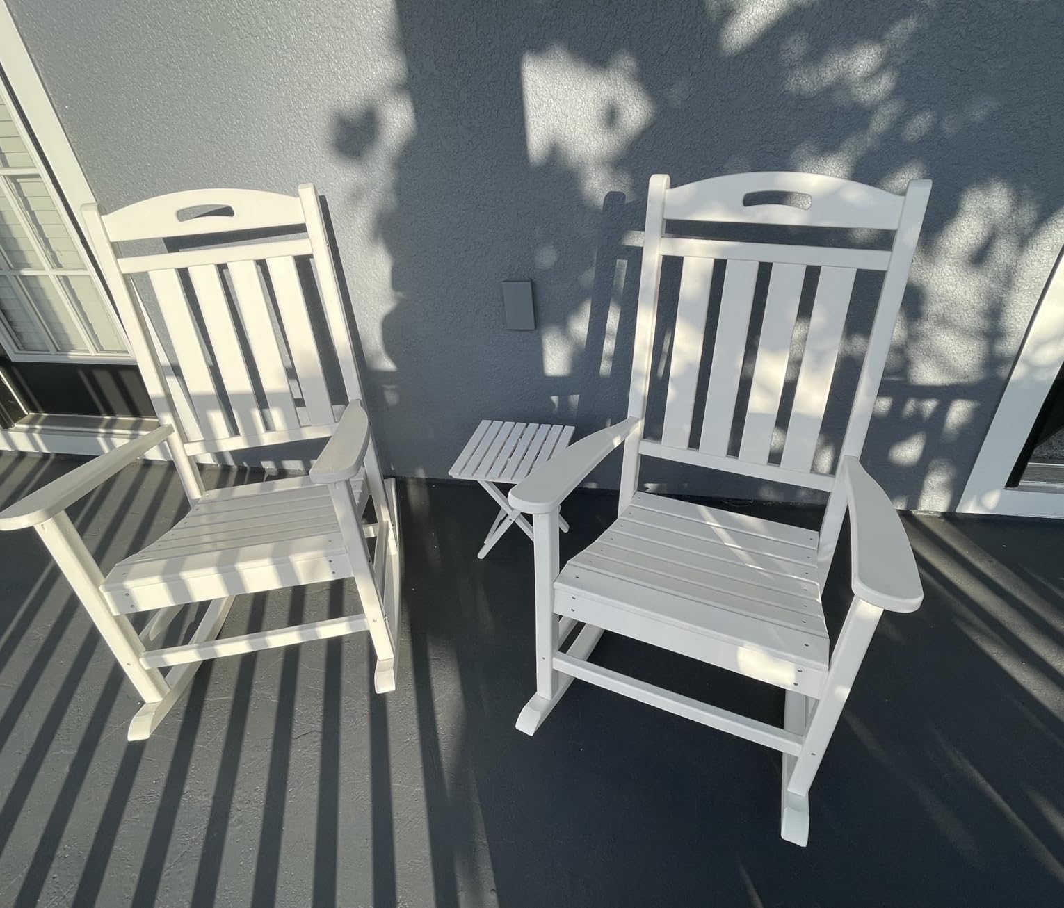 Oversized Outdoor Rocking Chair, HDPE Plastic High Back Rocking Chairs customer photo 1
