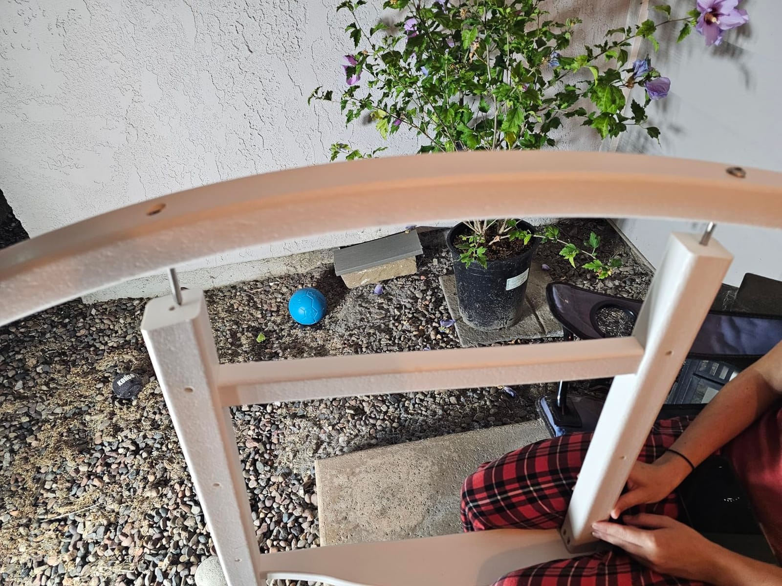 Oversized Outdoor Rocking Chair, HDPE Plastic High Back Rocking Chairs customer photo 2