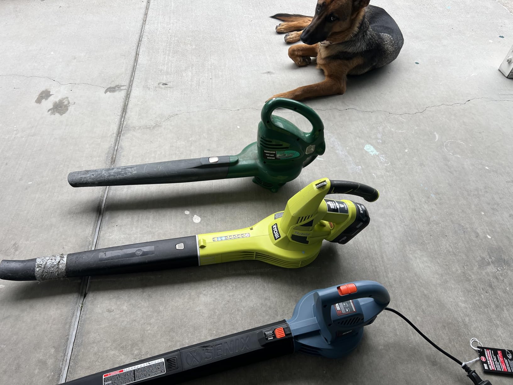 SENIX 3-in-1 Corded Leaf Blower, Leaf Vacuum and Mulcher, 420 CFM & 179 MPH customer photo 1