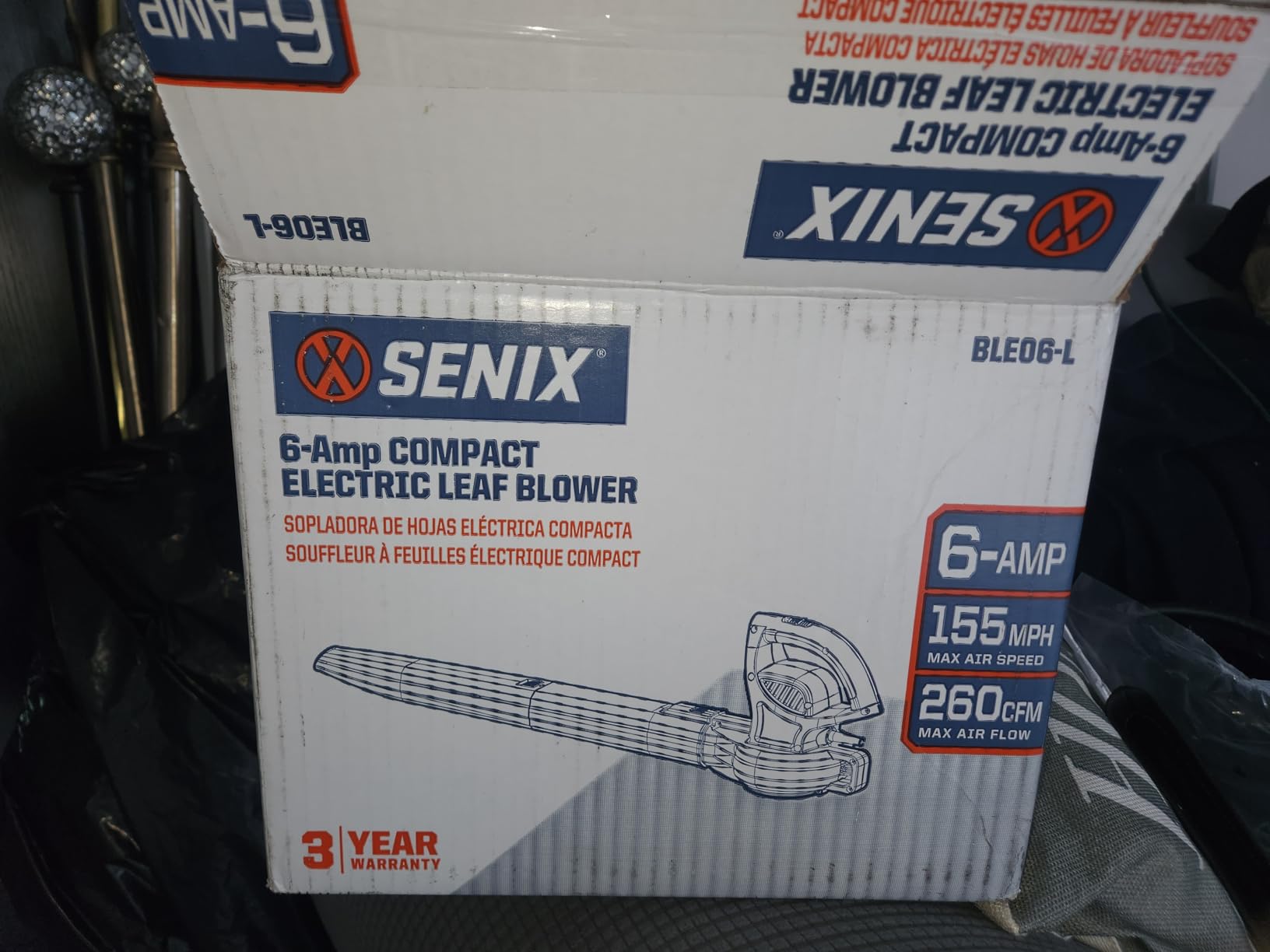 SENIX 3-in-1 Corded Leaf Blower, Leaf Vacuum and Mulcher, 420 CFM & 179 MPH customer photo 2