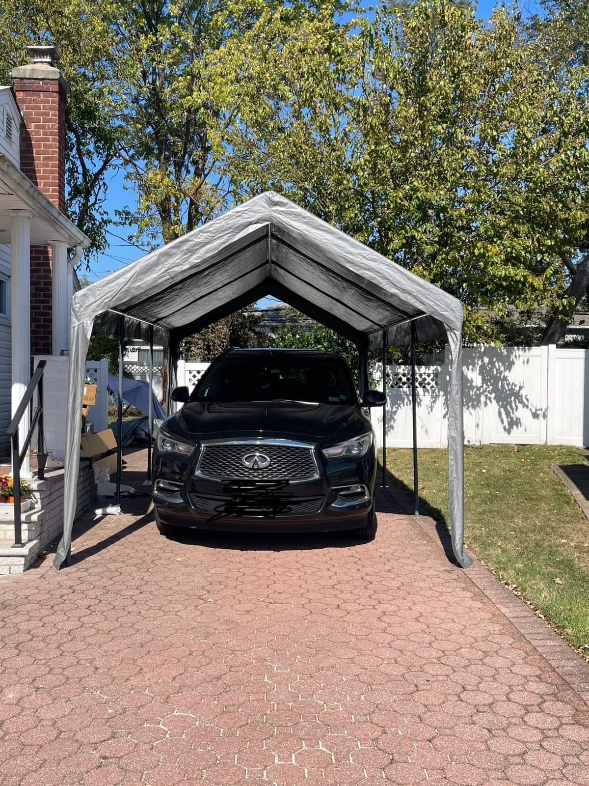 Acepic Upgraded 20x20 Heavy Duty Carport, Drive Through Portable Garage customer photo 1