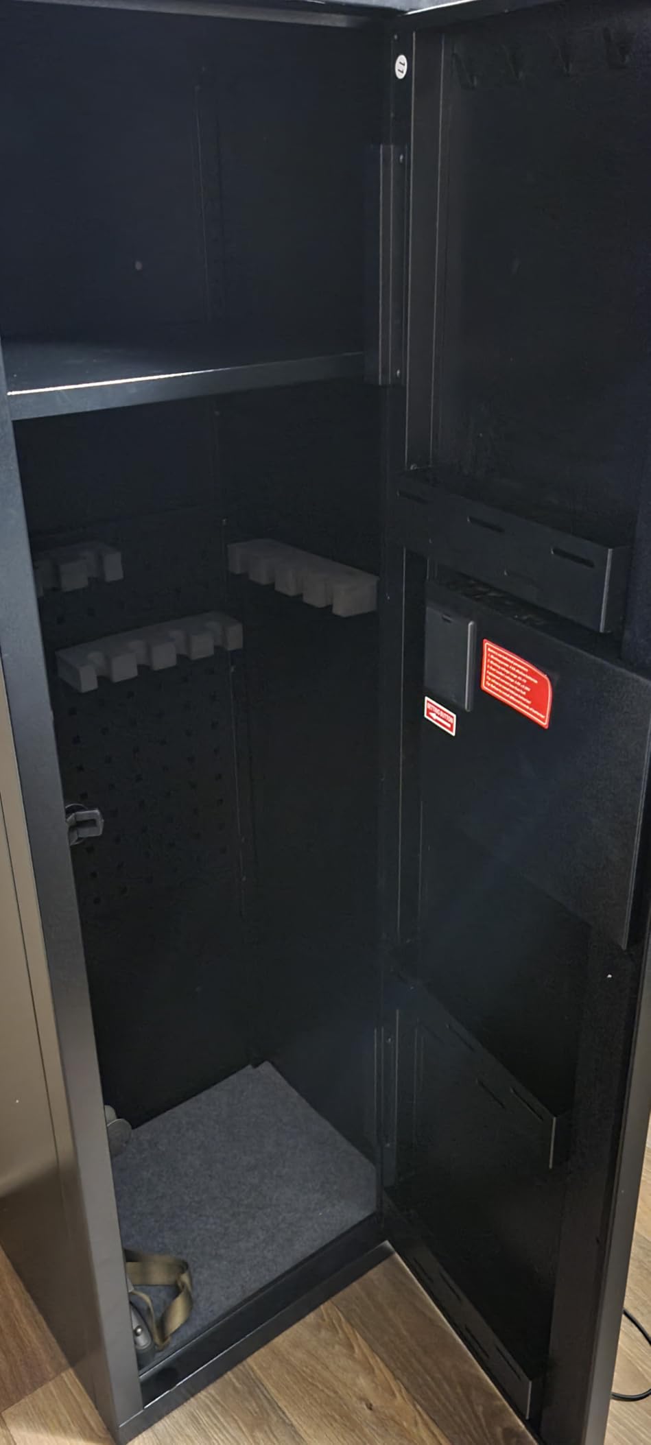 KAER 12-15 Long Gun Safe for Rifles & Pistols with Quick Access Biometric Lock, Removable Shelves & Adjustable Gun Rack, Heavy-Duty Steel Rifle Safe, Gun Cabinet for Home, Apartment & Office customer photo 1