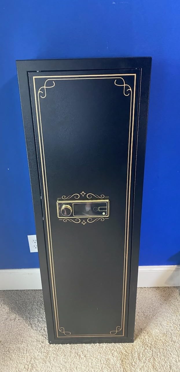 KAER 12-15 Long Gun Safe for Rifles & Pistols with Quick Access Biometric Lock, Removable Shelves & Adjustable Gun Rack, Heavy-Duty Steel Rifle Safe, Gun Cabinet for Home, Apartment & Office customer photo 2