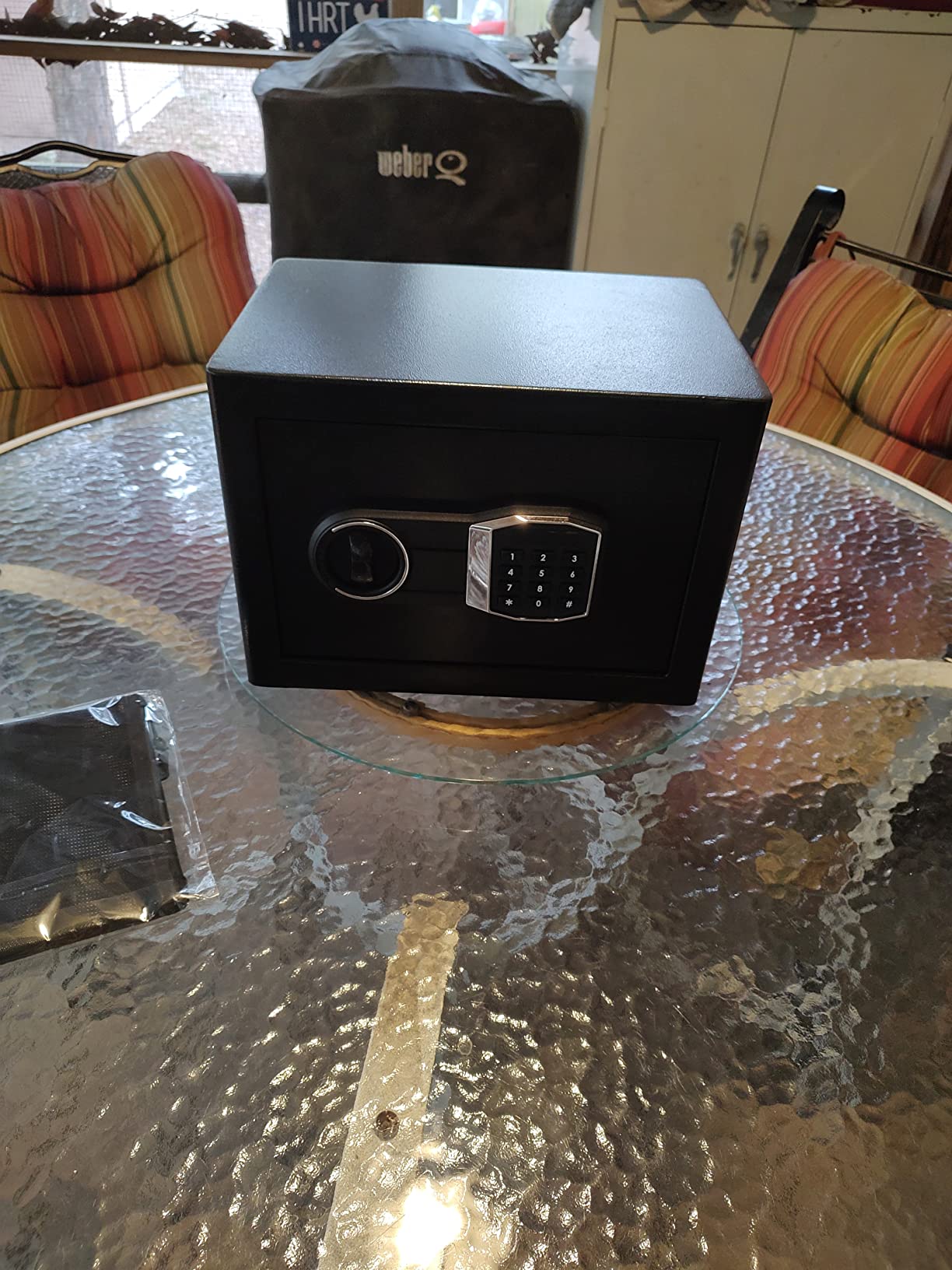 1800°F/ 35 Min Small Fireproof Safe, 15.25 Lbs Heavy Duty Safe Box customer photo 1