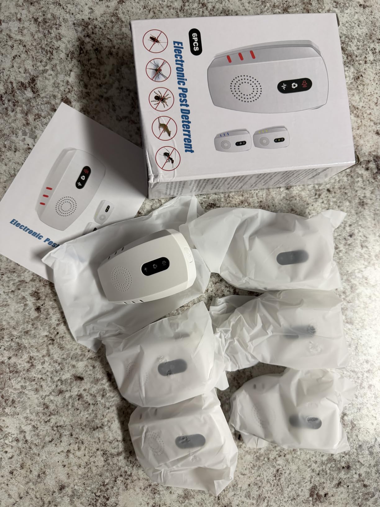 2026 Upgraded Ultrasonic Indoor Pest Repeller, 3-Mode Mouse Traps, 6 Pack customer photo 2