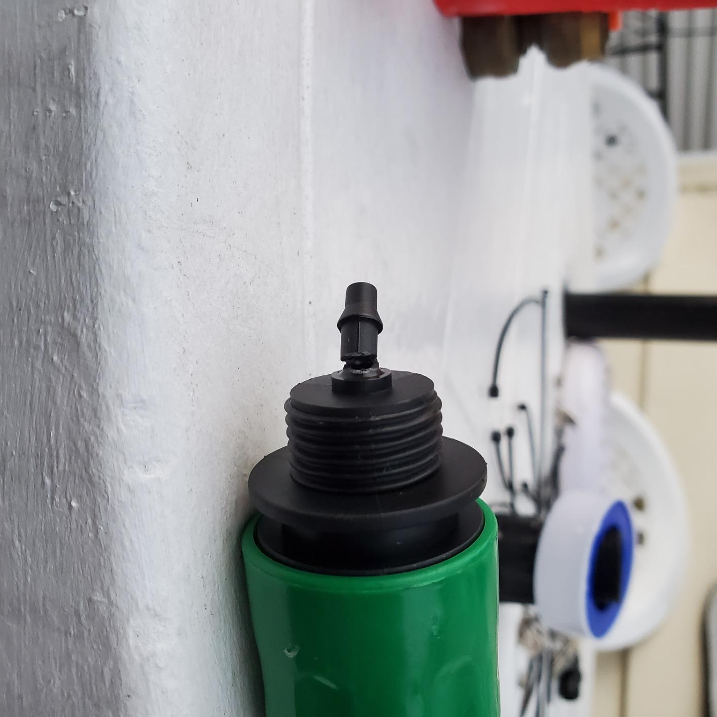 MIXC 8-Nozzles Standing Misters for Outside Patio, 2.6-5.3FT Adjustable Outdoor Misting Cooling System with 36FT Leak-Resistant Water Tubing, Portable Mister for Patio, Backyard & Pool customer photo 2