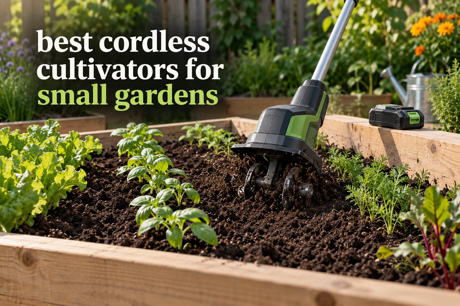 best cordless cultivators for small gardens