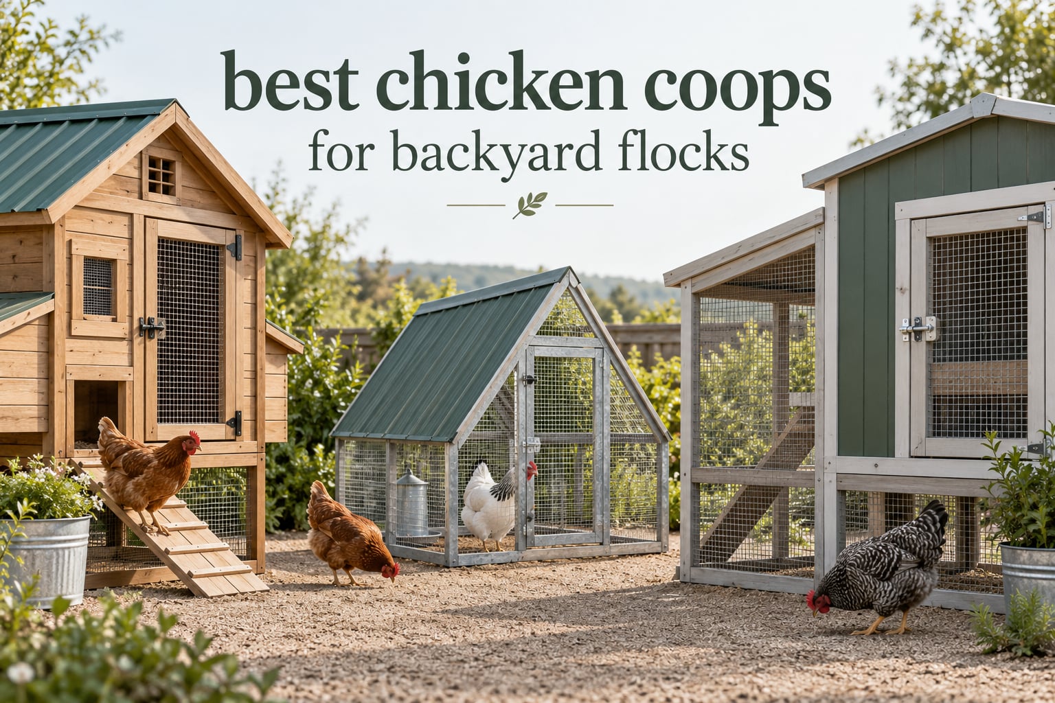 best chicken coops for backyard flocks