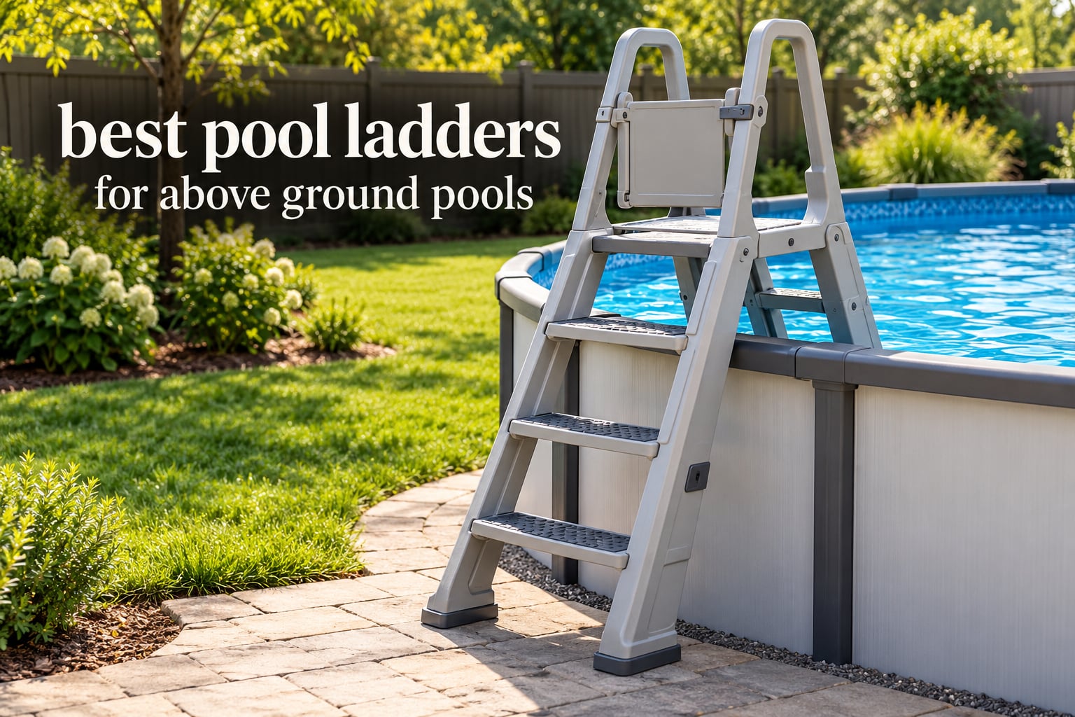 best pool ladders for above ground pools