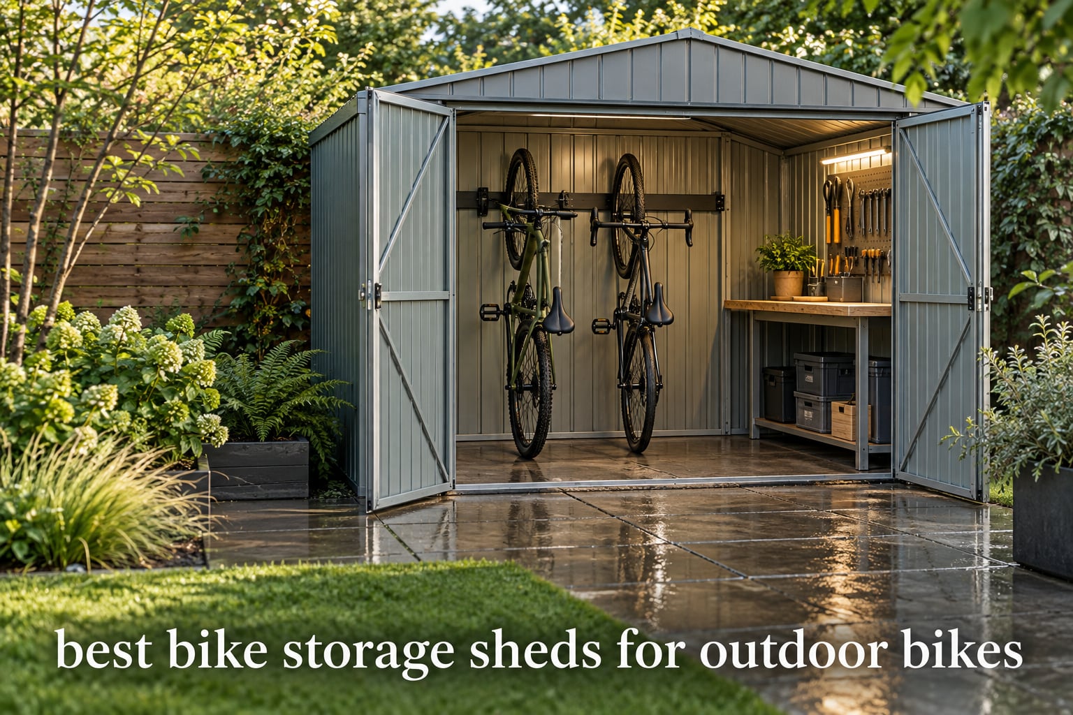 best bike storage sheds for outdoor bikes